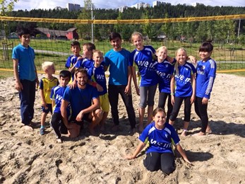 Sandvolleyballskole 12-15 August 2014